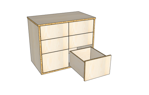 van dresser with drawers