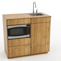 Driver Side- Lower Galley Cabinet