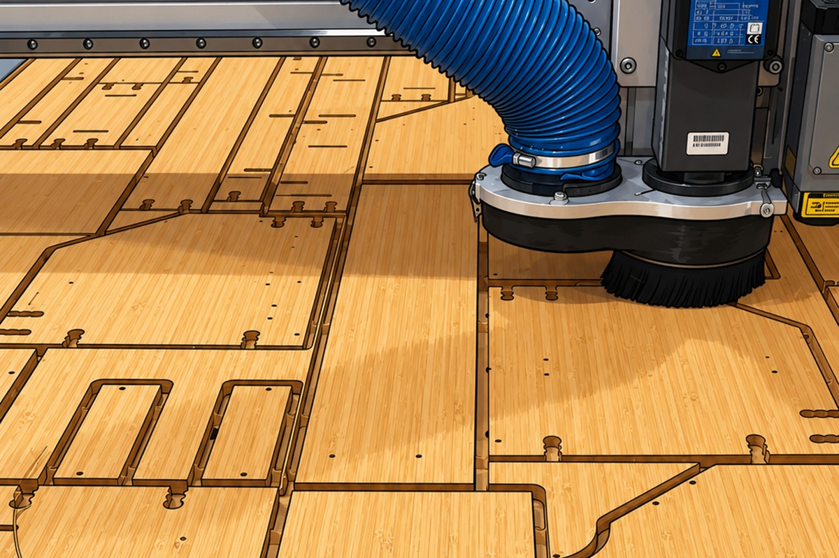 How it Works CNC-cut SweetDreamsVan cabinet components