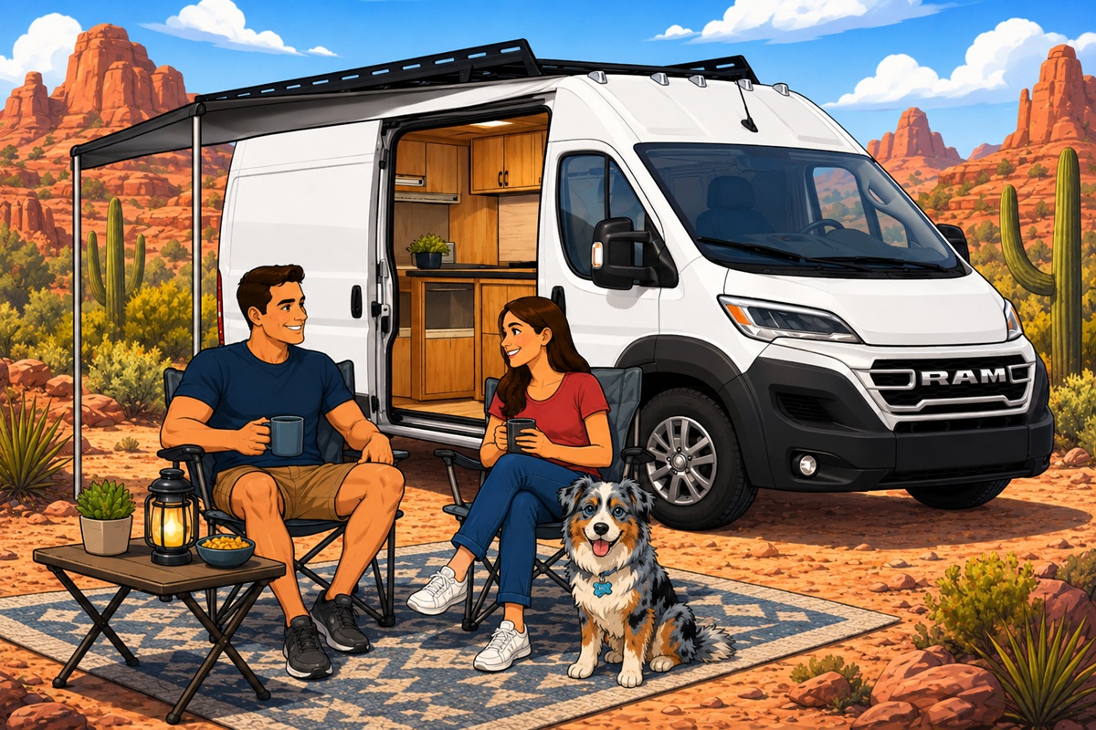 How it Works Customers enjoying their finished SweetDreamsVan camper van